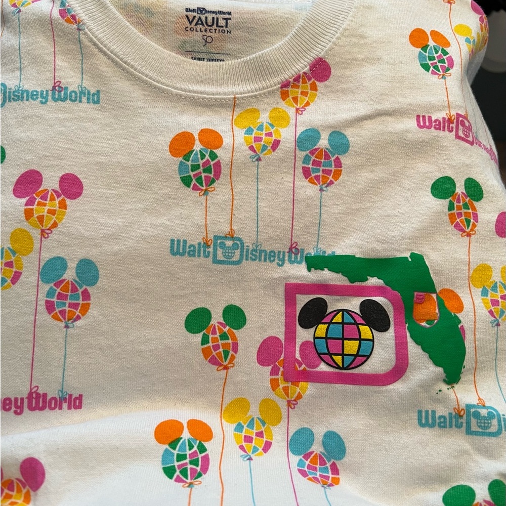 Disney Vault 50th Anniversary Spirit Jersey with Mickey Balloon Print